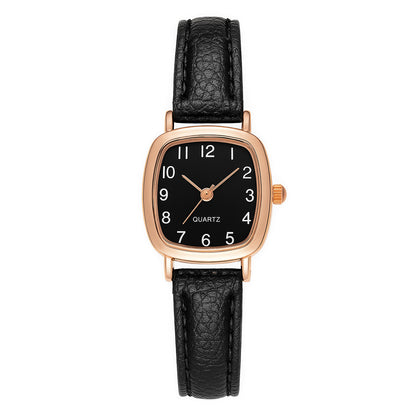 Aurora Femme™ Leren Dameshorloge – Klassiek Minimalistisch