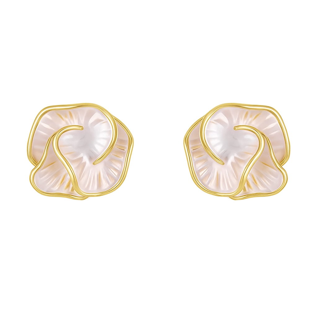 Dames oorstekers – bloemvormig