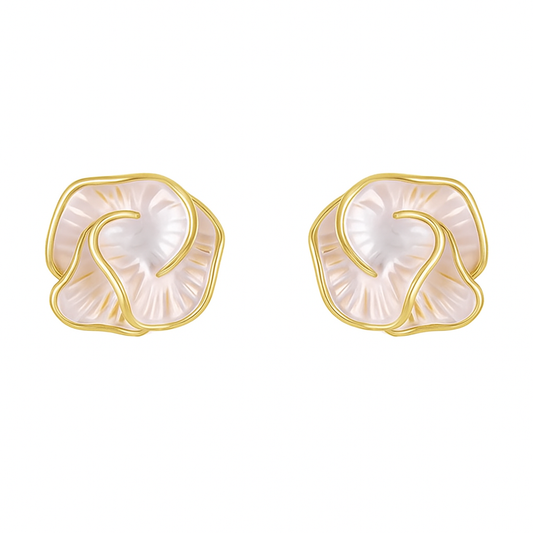 Dames oorstekers – bloemvormig