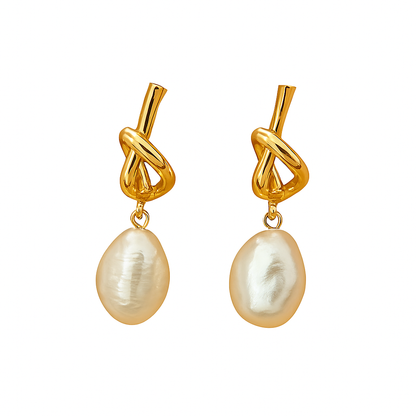 Delicate Parel Oorhangers Main