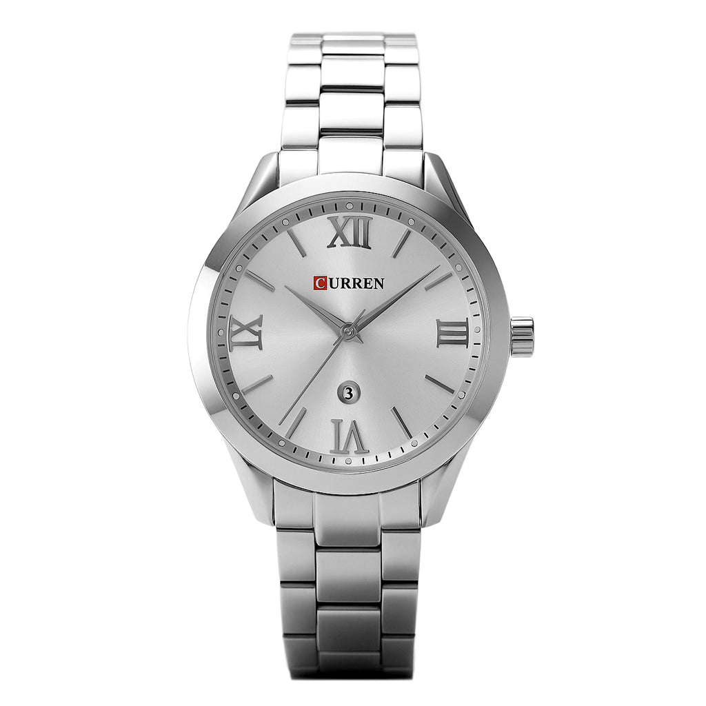 Gilded Grace – Minimalistische Dameshorloge in Goud en Zilver