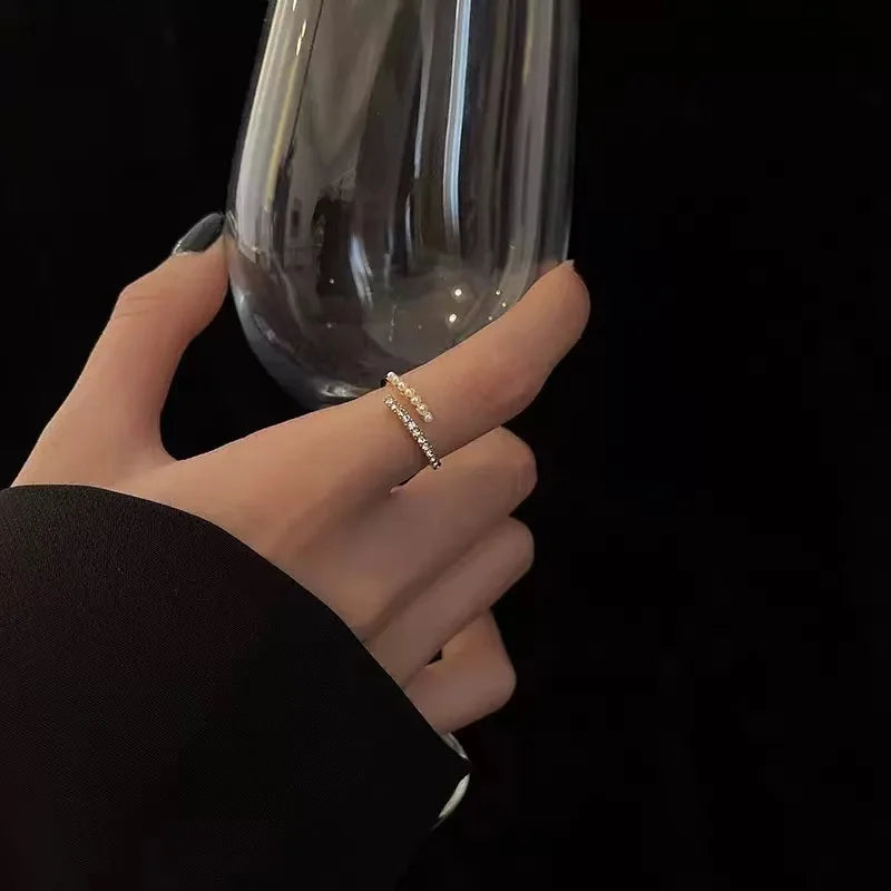 Lily Light – Delicate Petal Open Ring Hand