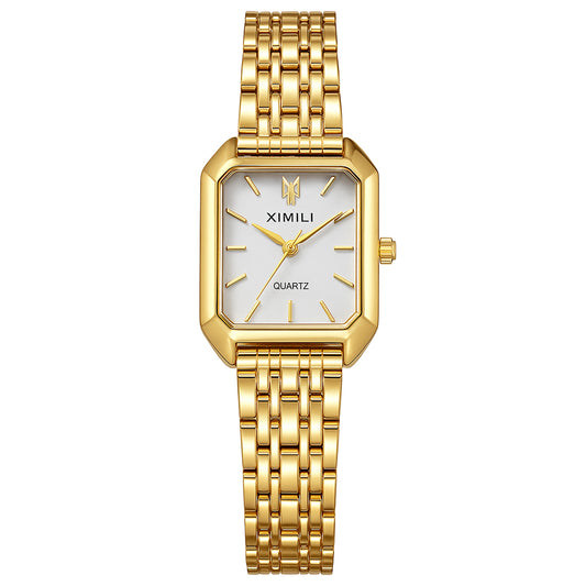 LustroGrace™ Klassiek Dameshorloge Rechthoekig