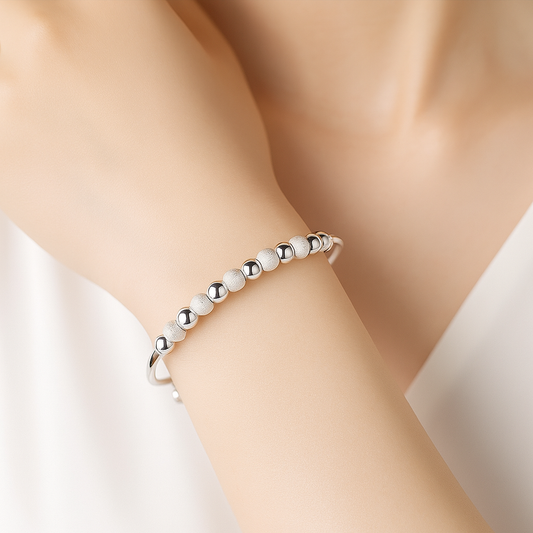 Damesarmband – zilveren schakel – verstelbaar – sterling zilver 925 – Elegant Silver Chain Bracelet